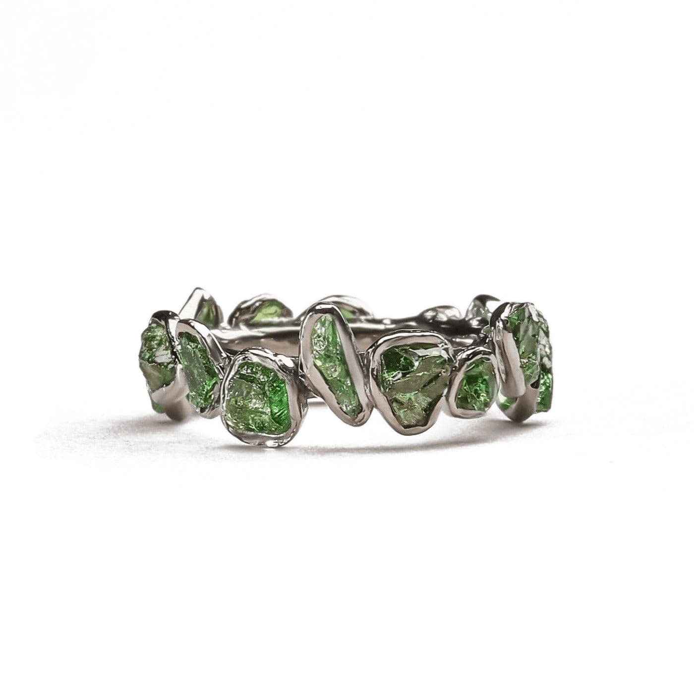 Livia Chrome Diopside Ring (Black Rhodium) GERMAN KABIRSKI