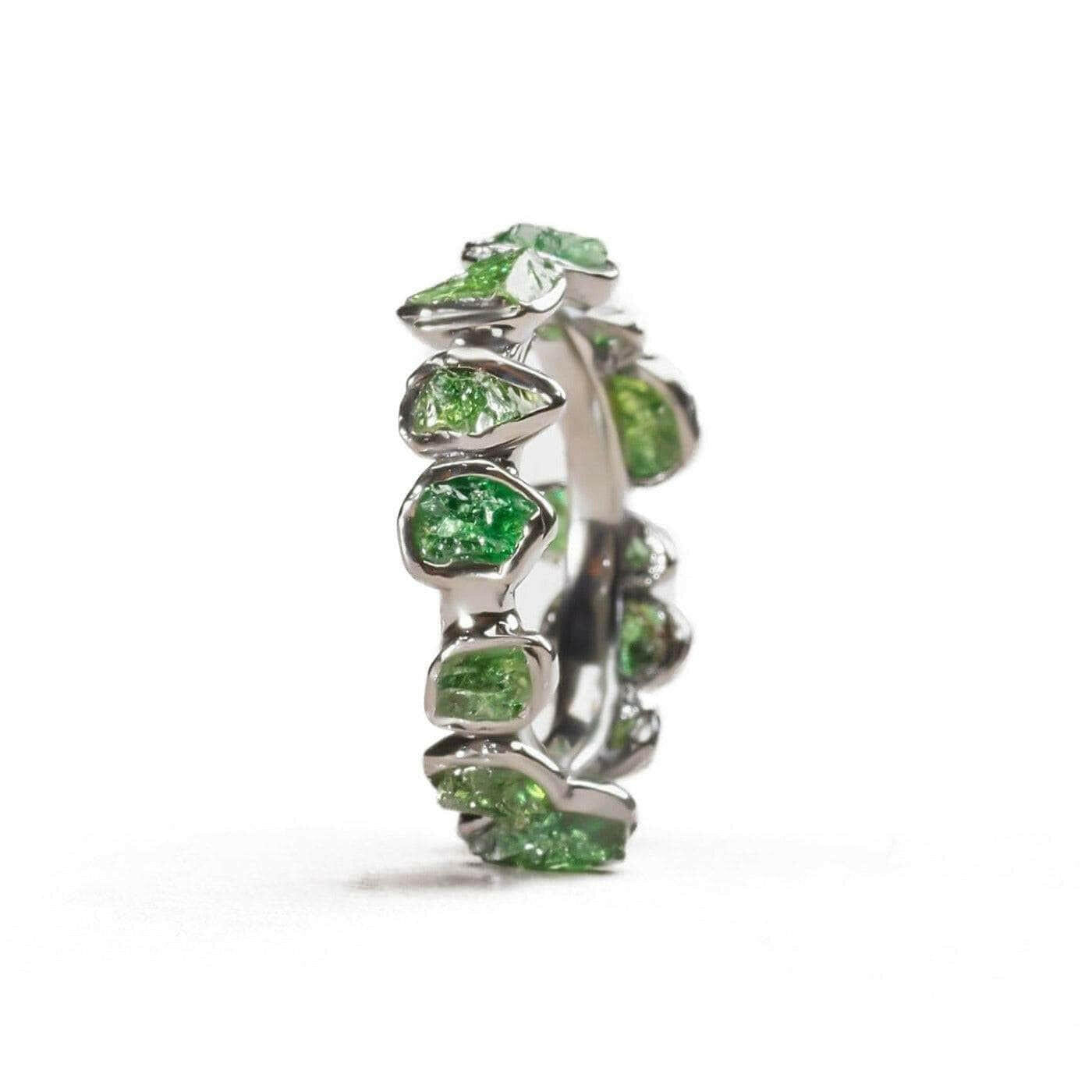 Livia Chrome Diopside Ring (Black Rhodium) GERMAN KABIRSKI