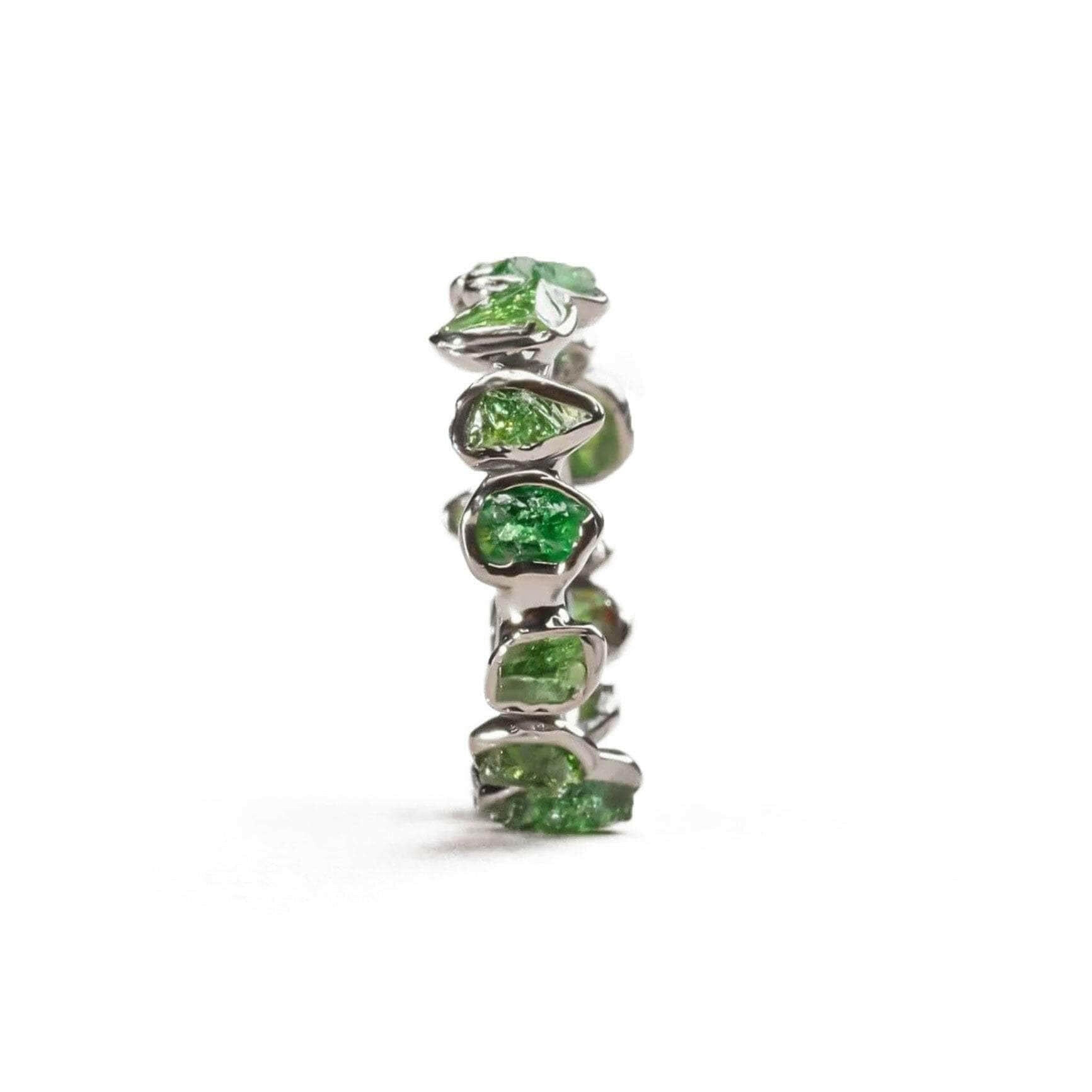 Livia Chrome Diopside Ring (Black Rhodium) GERMAN KABIRSKI