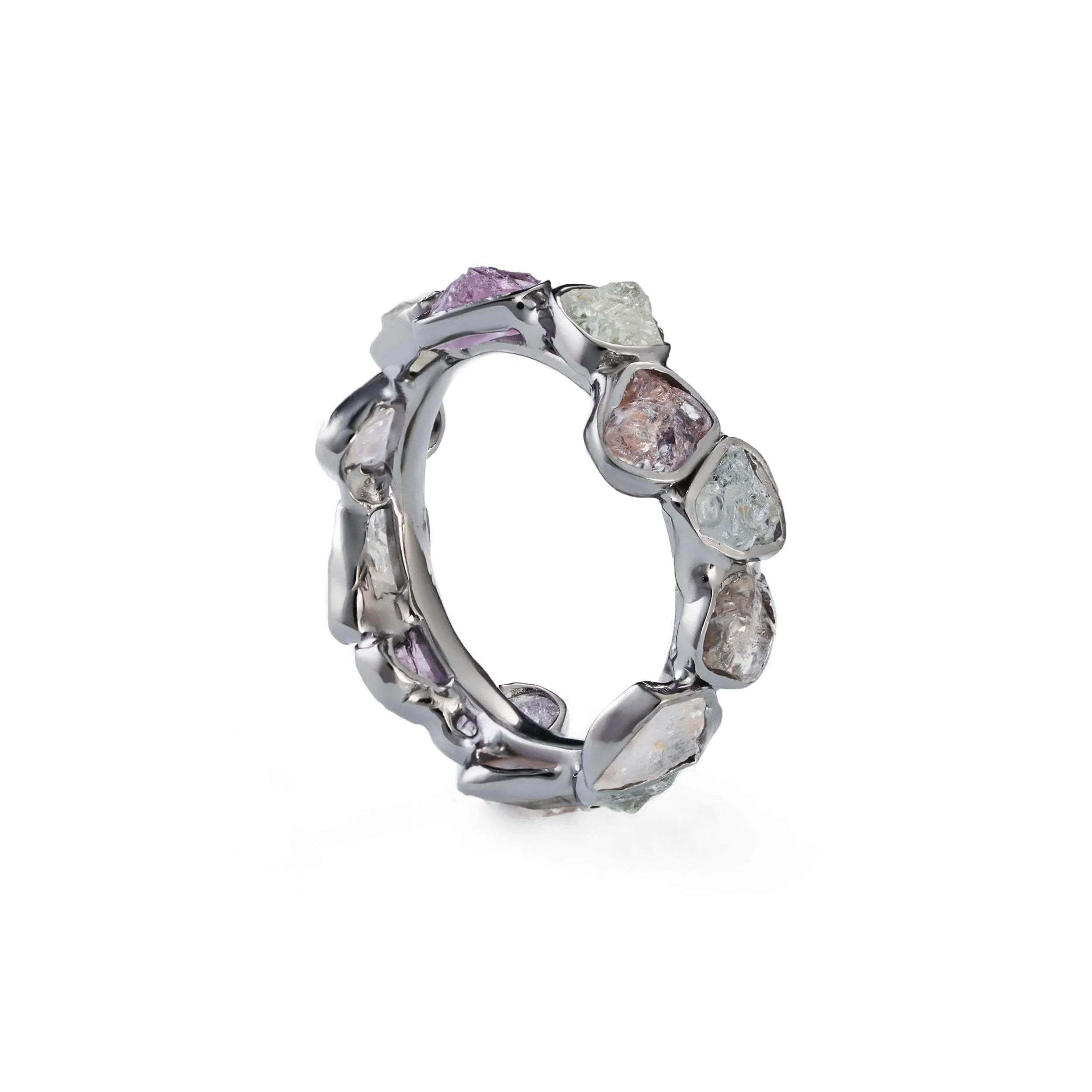 Livia Fancy Sapphire Ring (Black Rhodium) GERMAN KABIRSKI