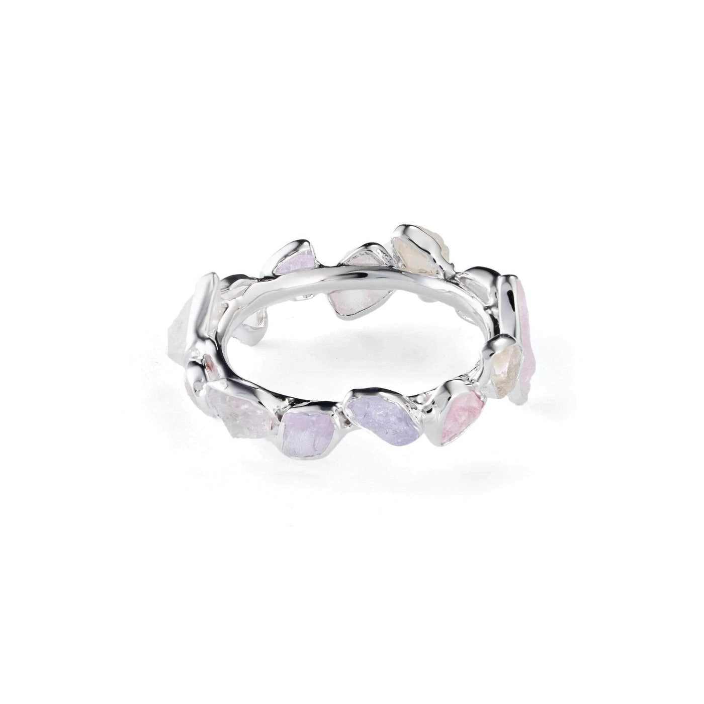 Livia Fancy Sapphire Ring (White Rhodium) GERMAN KABIRSKI