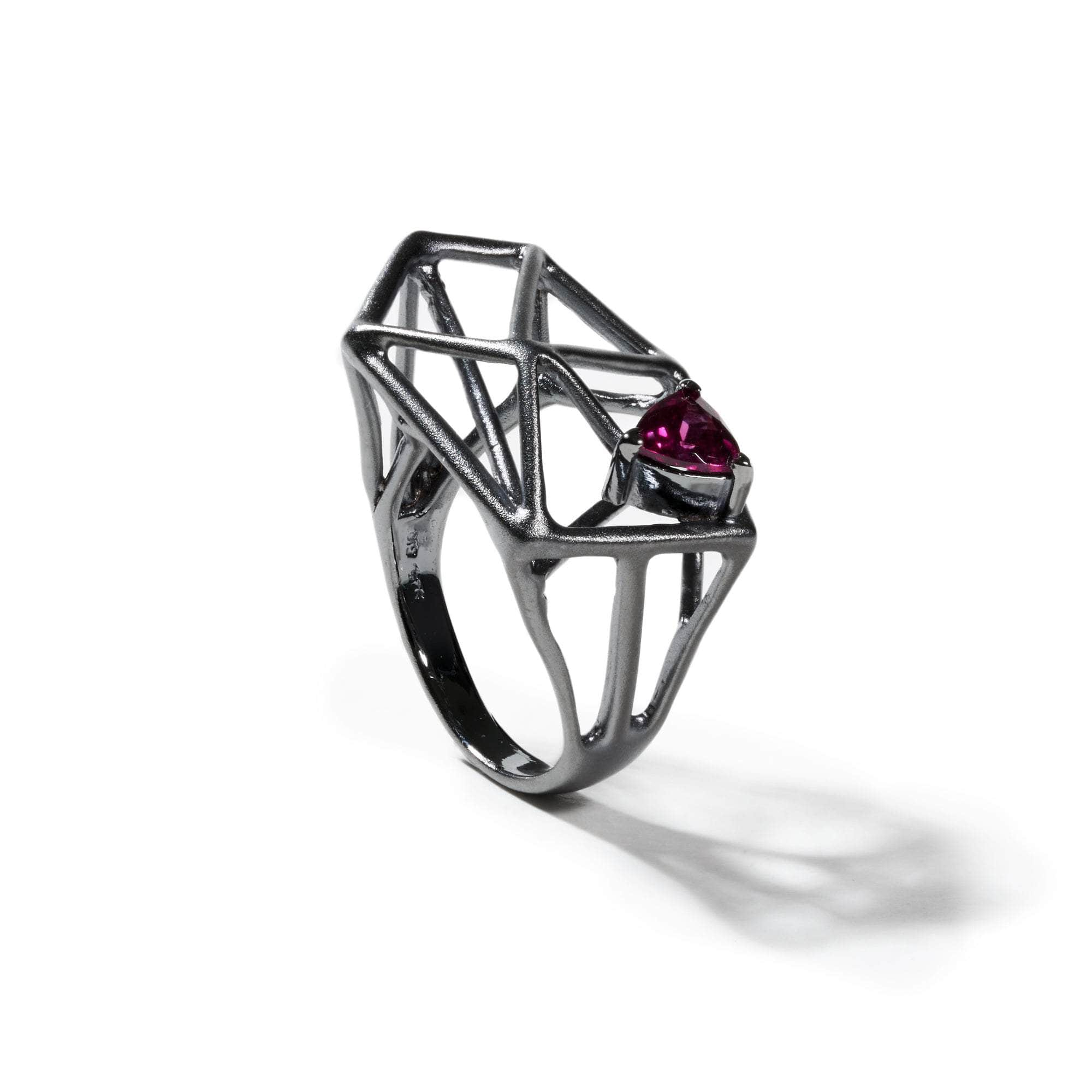 Lunio Rhodolite Ring GERMAN KABIRSKI