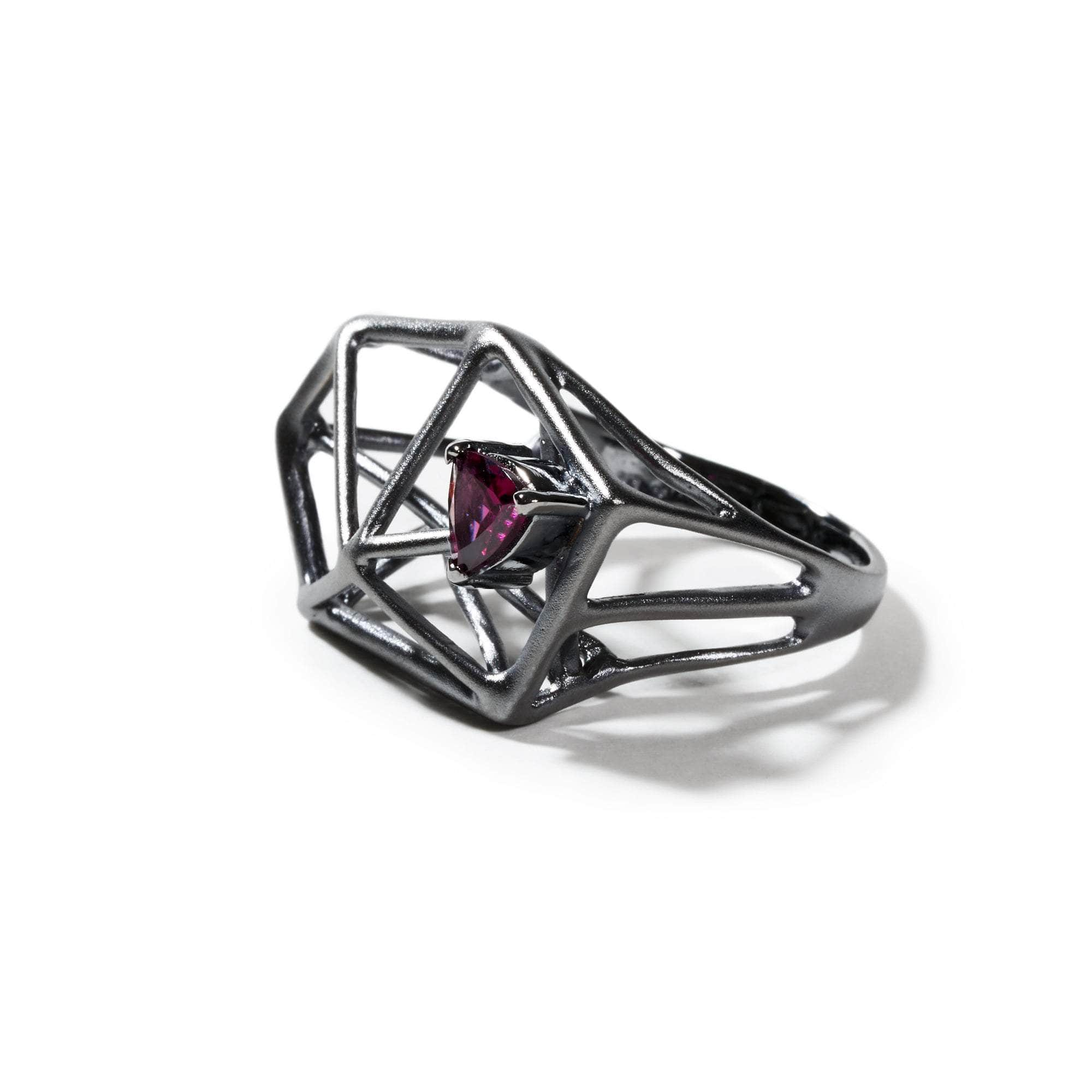 Lunio Rhodolite Ring GERMAN KABIRSKI