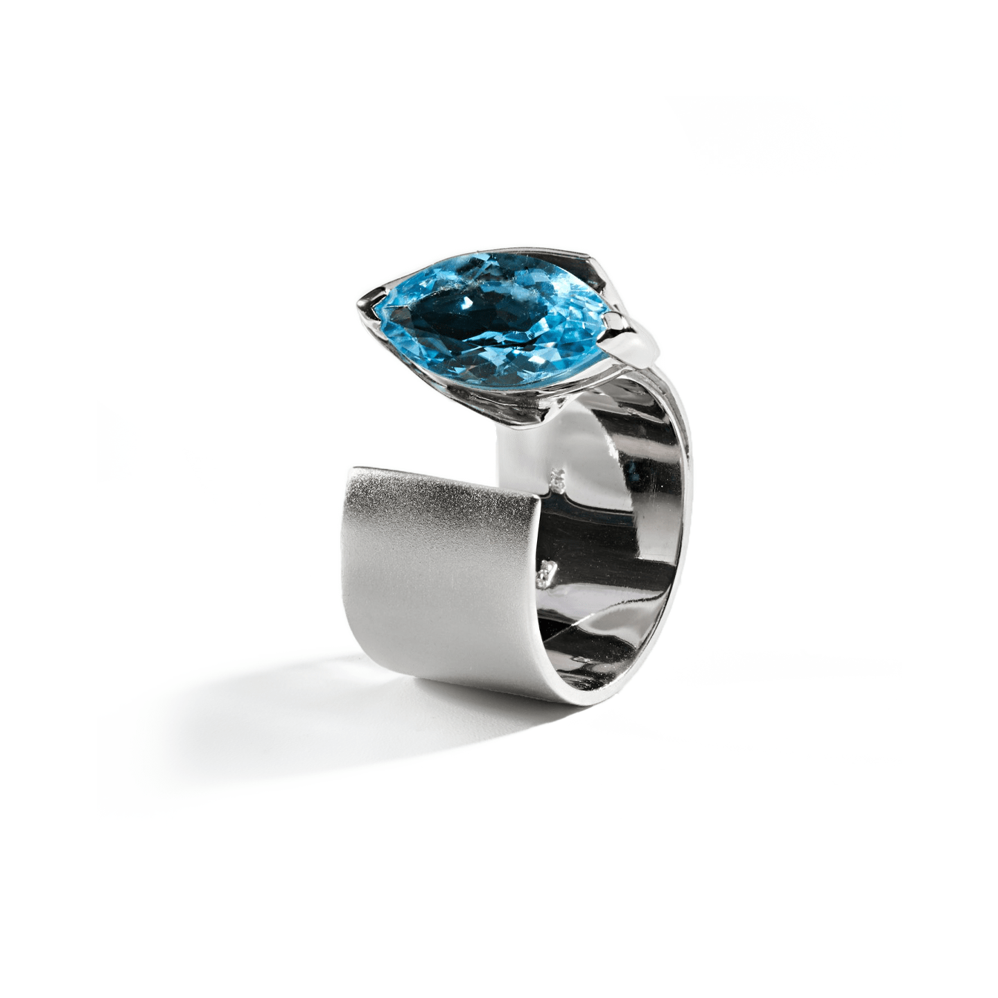 Markiz Blue Topaz Ring GERMAN KABIRSKI