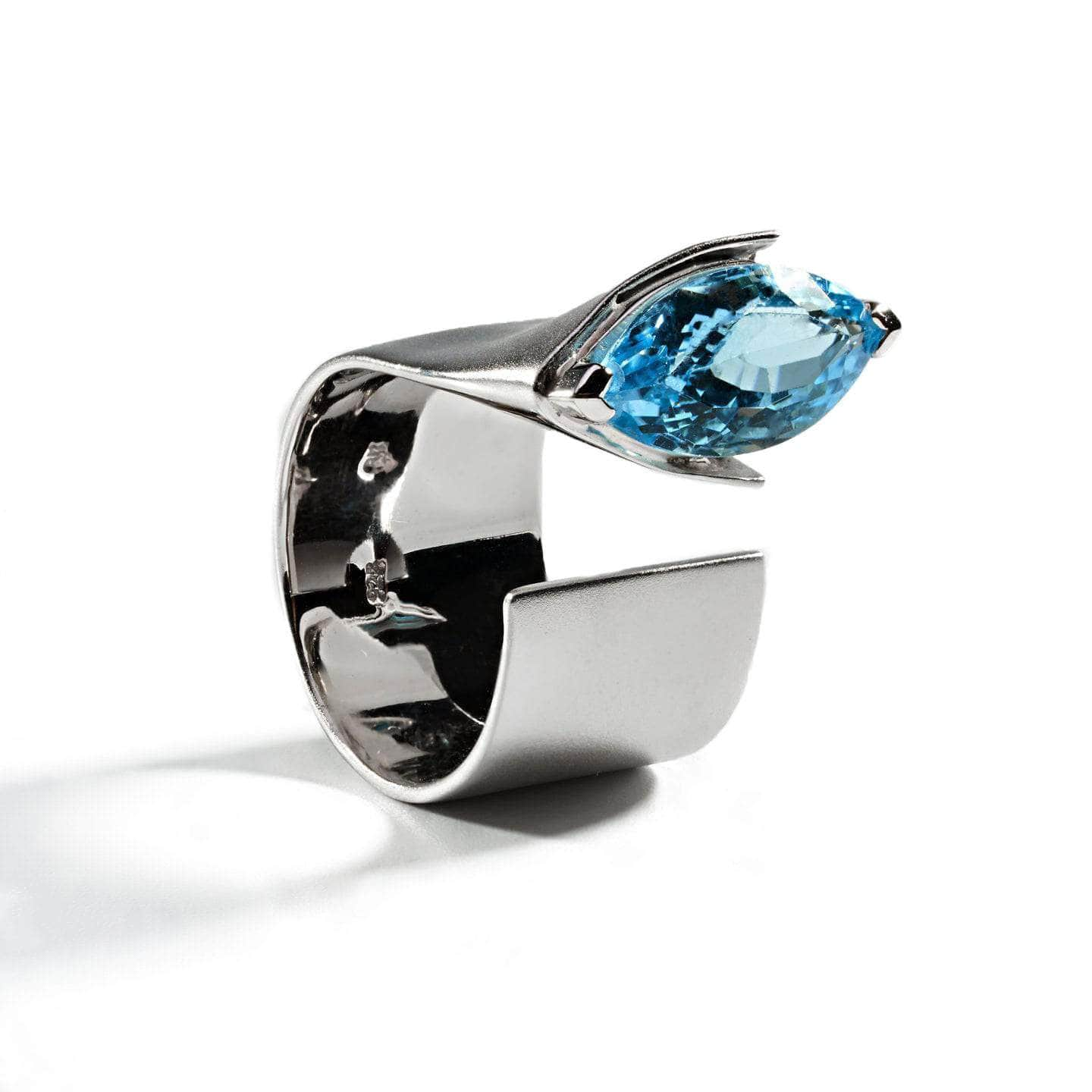 Markiz Blue Topaz Ring GERMAN KABIRSKI