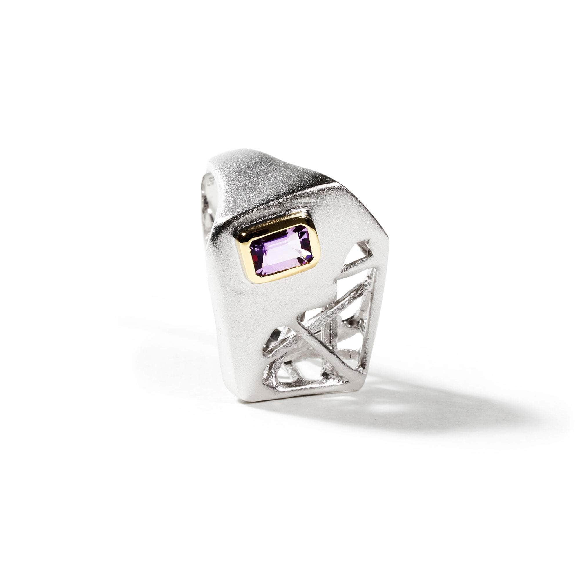 Montri Amethyst Ring (White Rhodium) GERMAN KABIRSKI