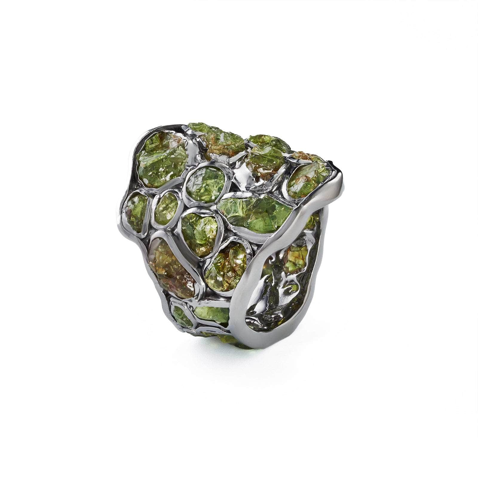 Nerissa Green Garnet Ring GERMAN KABIRSKI