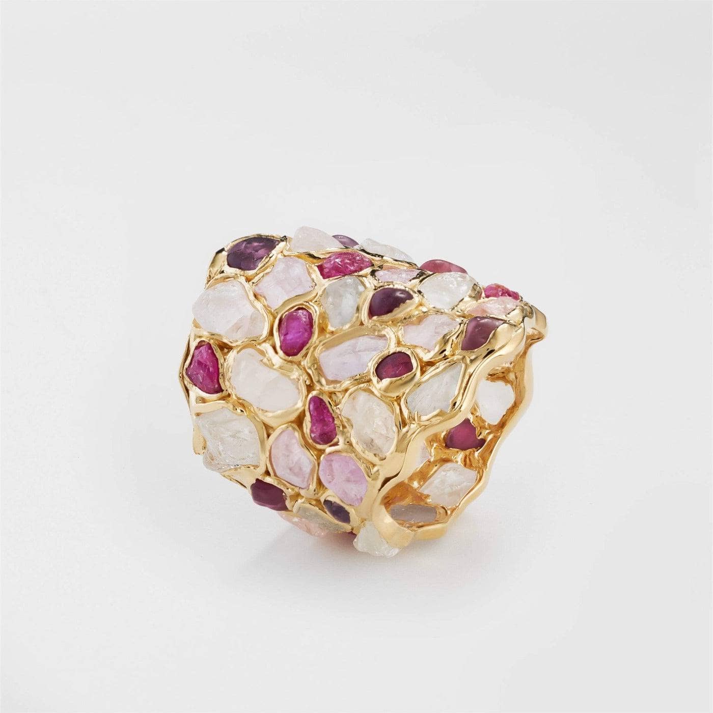 Nerissa Ruby and White Sapphire Ring GERMAN KABIRSKI