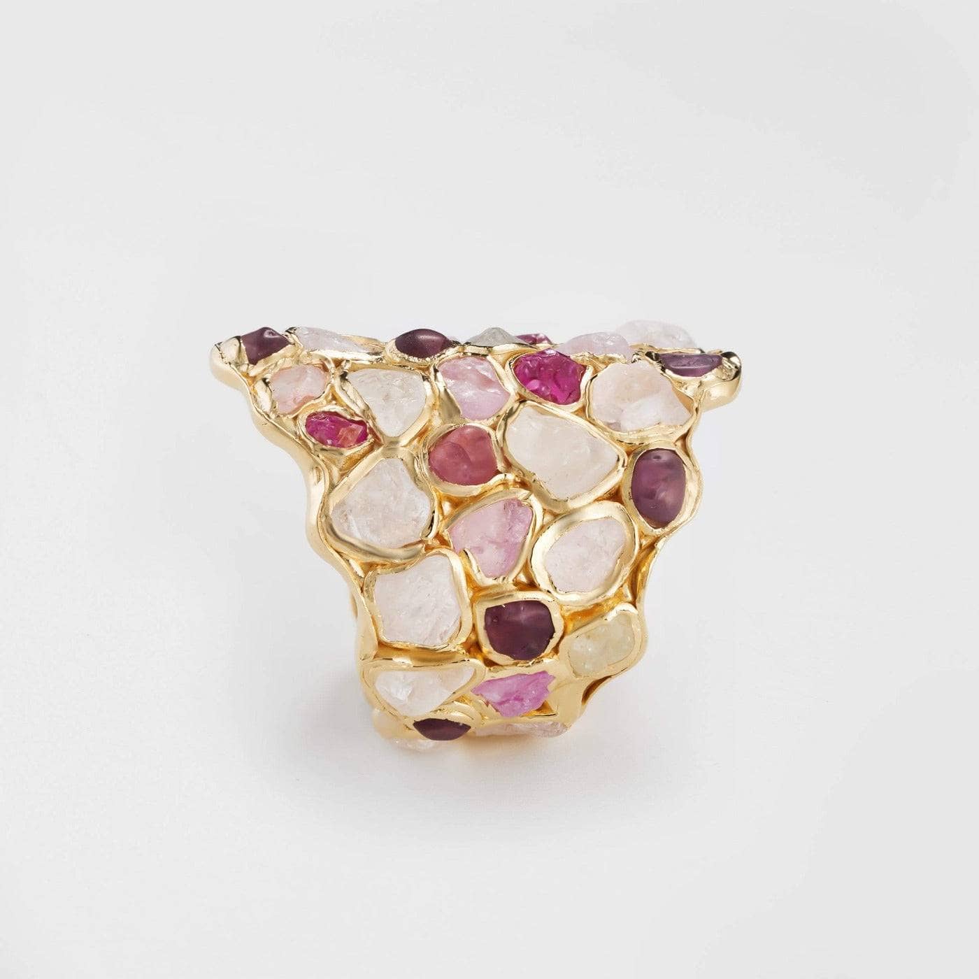 Nerissa Ruby and White Sapphire Ring GERMAN KABIRSKI