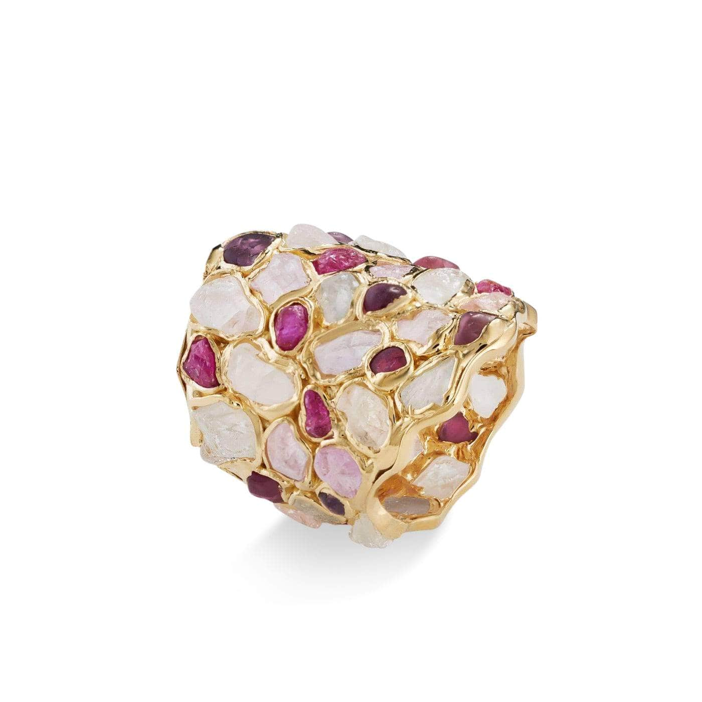 Nerissa Ruby and White Sapphire Ring GERMAN KABIRSKI