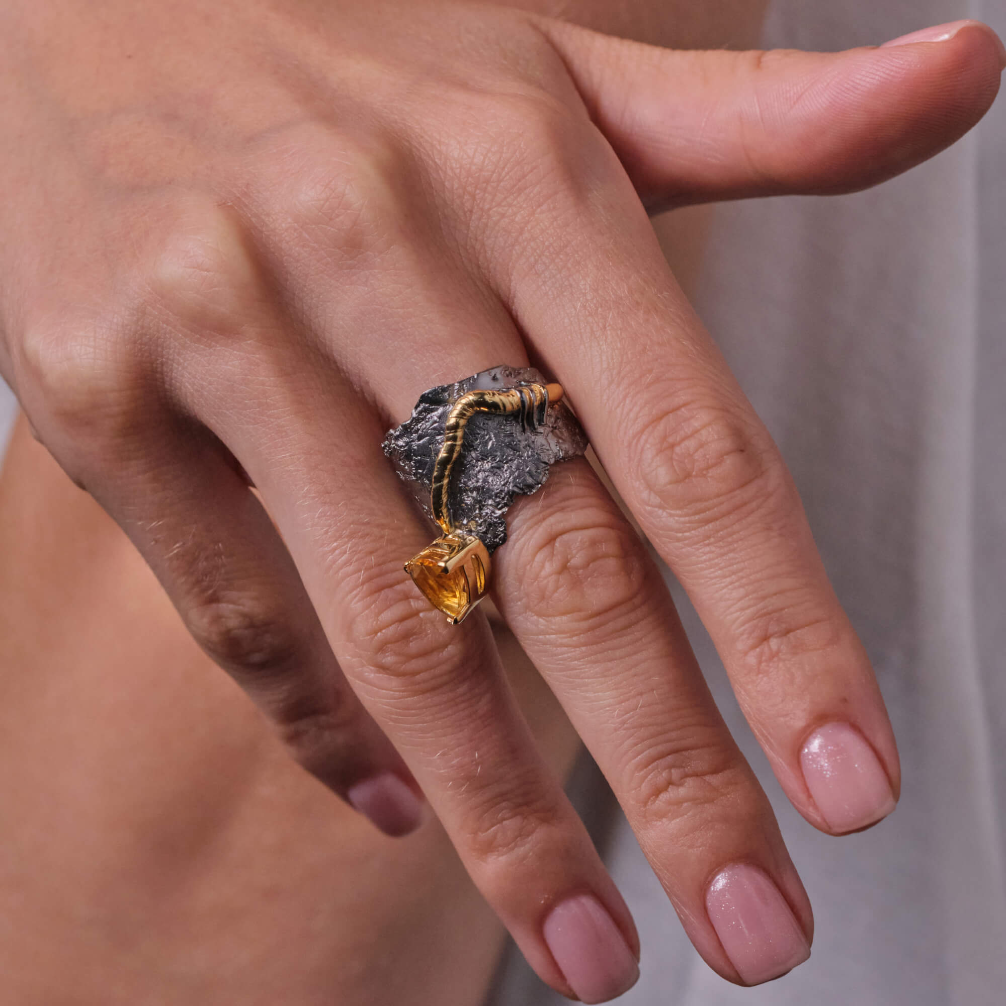 Prosperia Citrine Ring GERMAN KABIRSKI