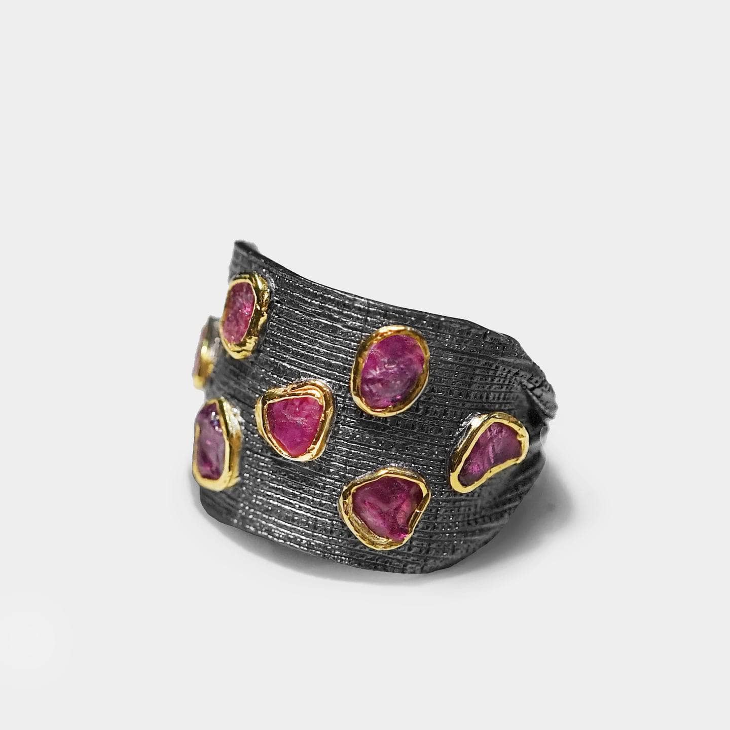 Ruby Rough Ring GERMAN KABIRSKI