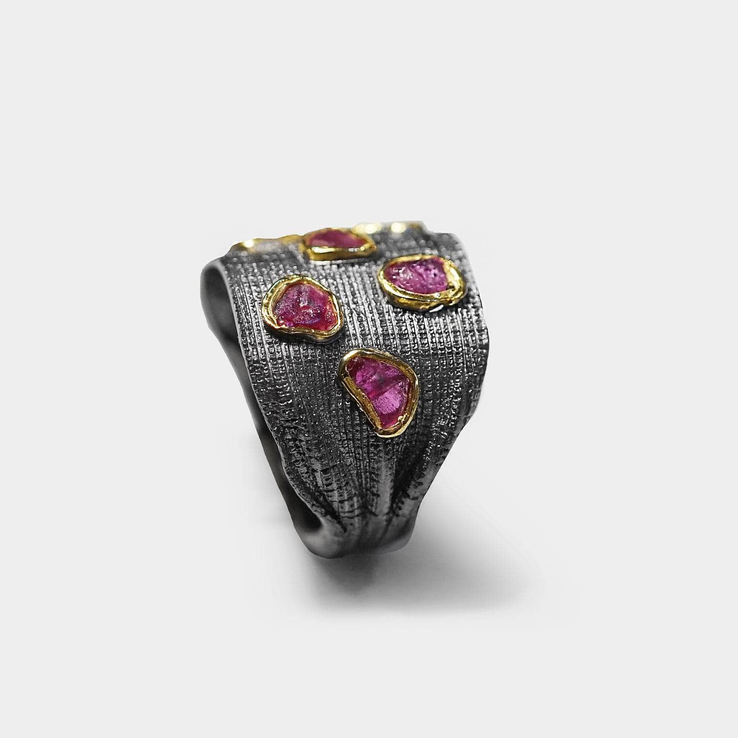 Ruby Rough Ring GERMAN KABIRSKI