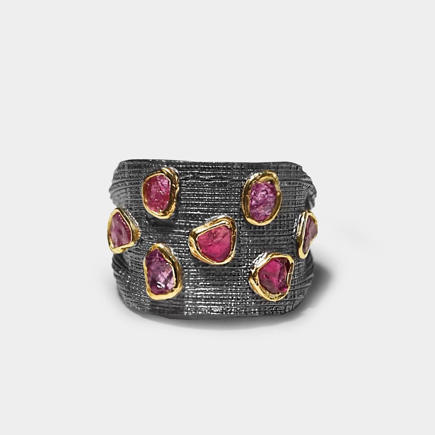 Ruby Rough Ring GERMAN KABIRSKI