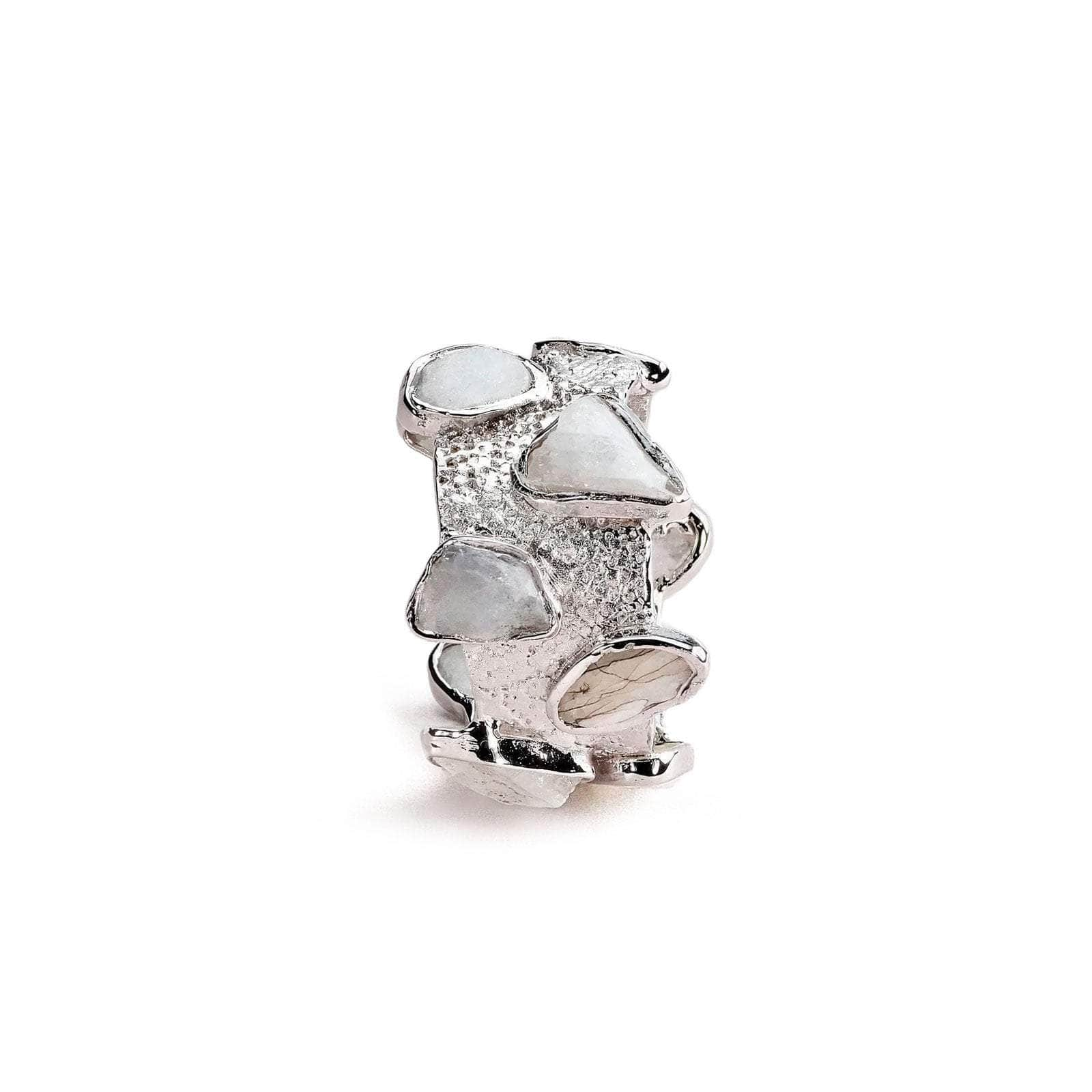 Sarin White Sapphire Ring (White Rhodium) GERMAN KABIRSKI