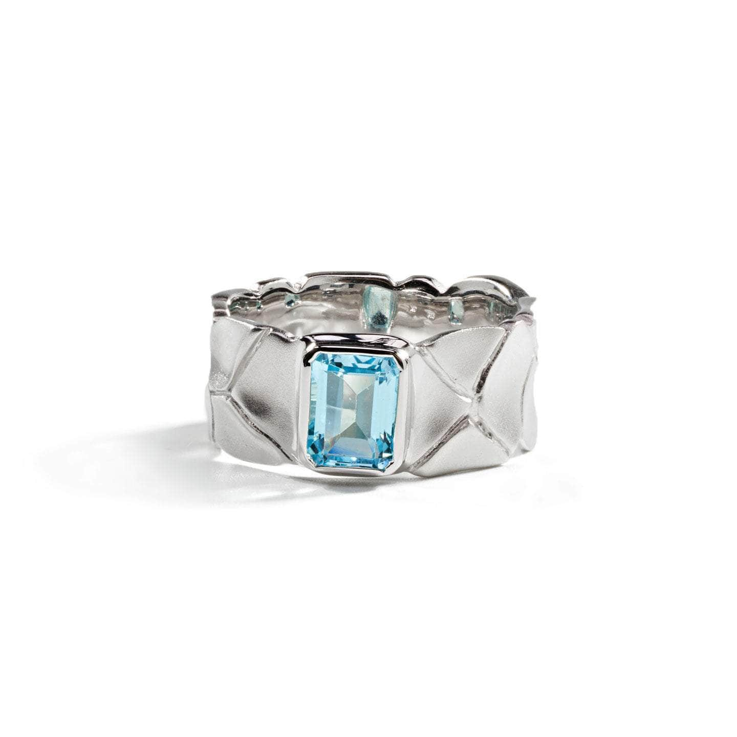 Schalen Blue Topaz Ring GERMAN KABIRSKI