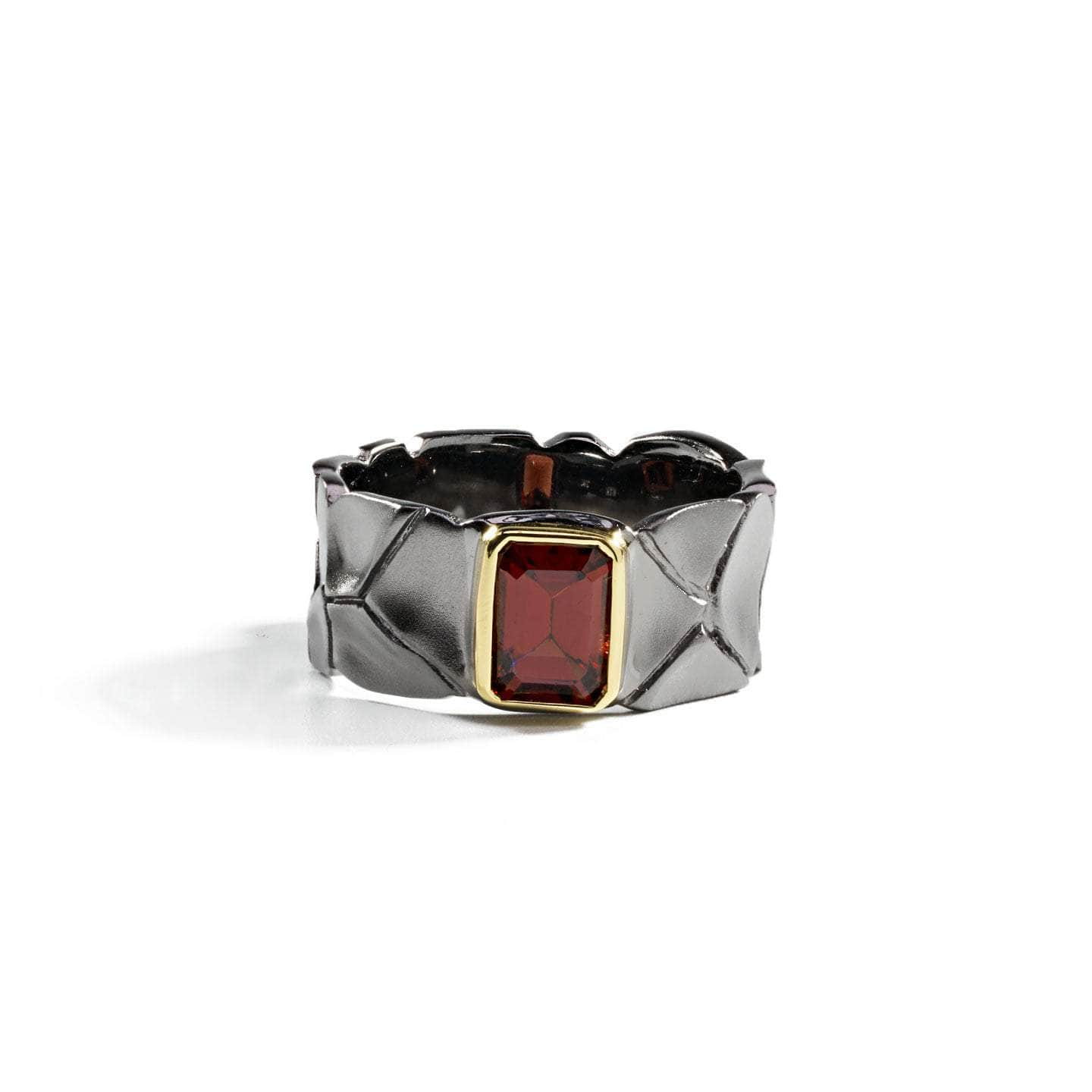 Schalen Garnet Ring GERMAN KABIRSKI