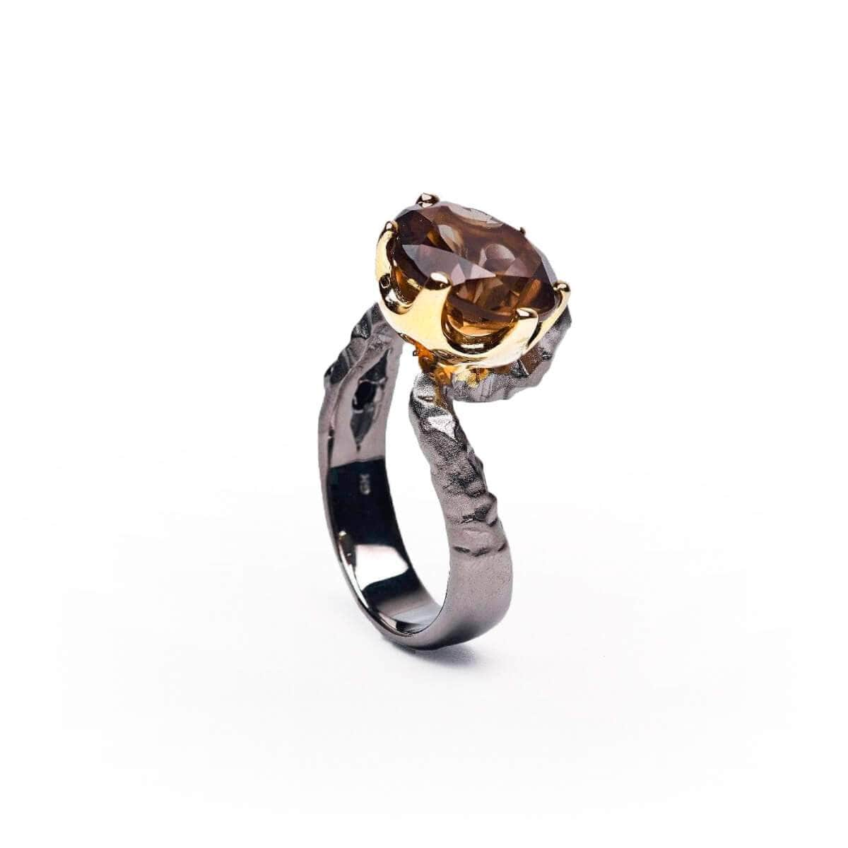 Serilda Smoky Quartz Ring GERMAN KABIRSKI