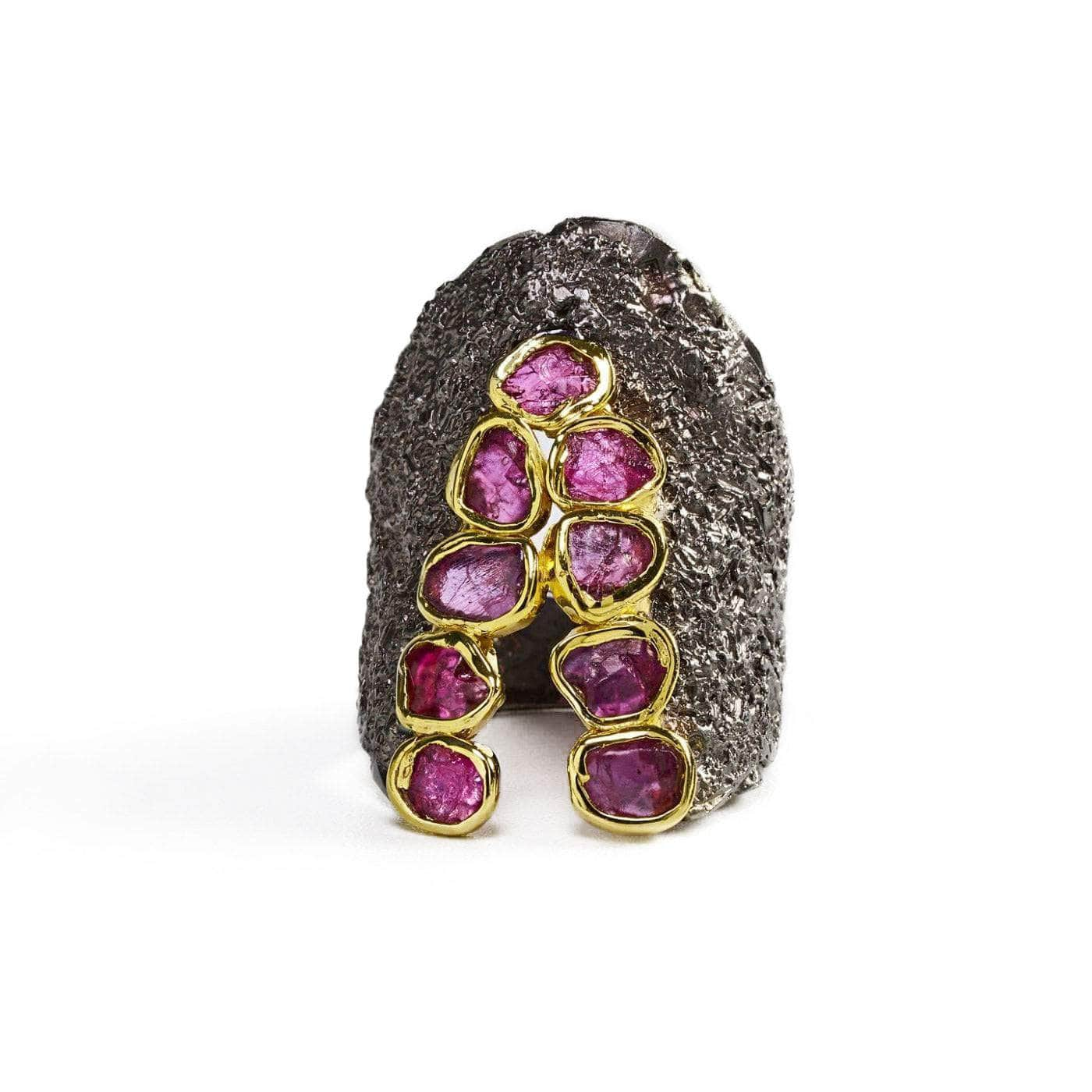 Siku Rough Ruby Ring GERMAN KABIRSKI