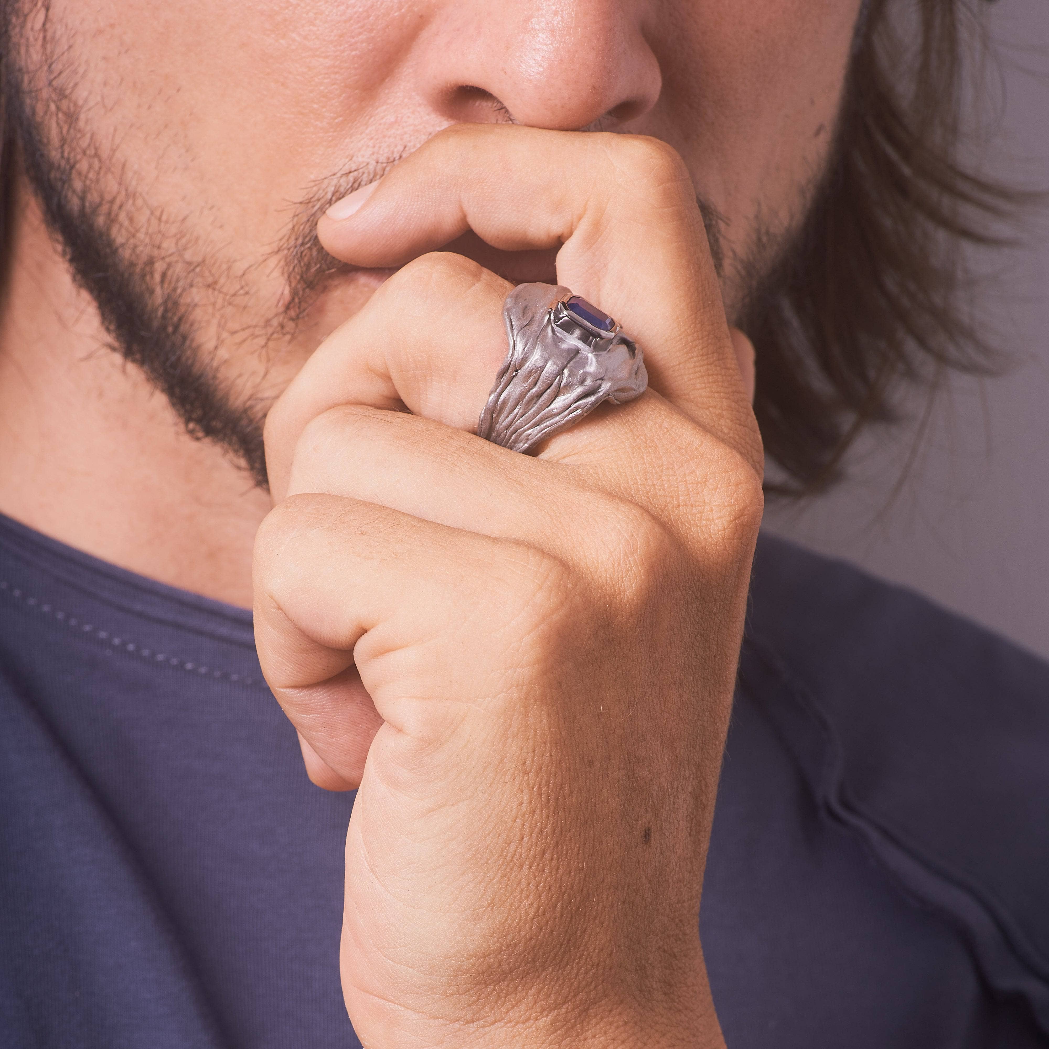 Sind Blue Sapphire Ring GERMAN KABIRSKI