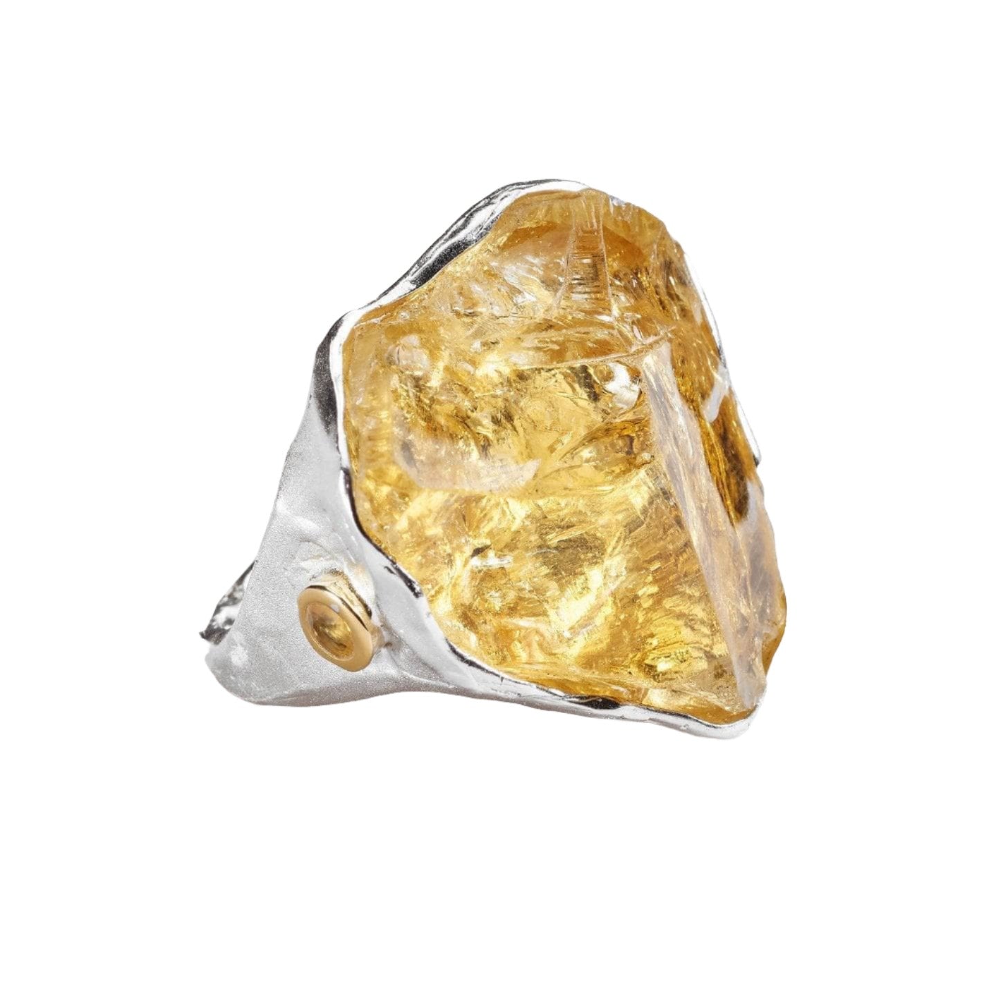 Sanna Citrine and Sapphire Ring GERMAN KABIRSKI