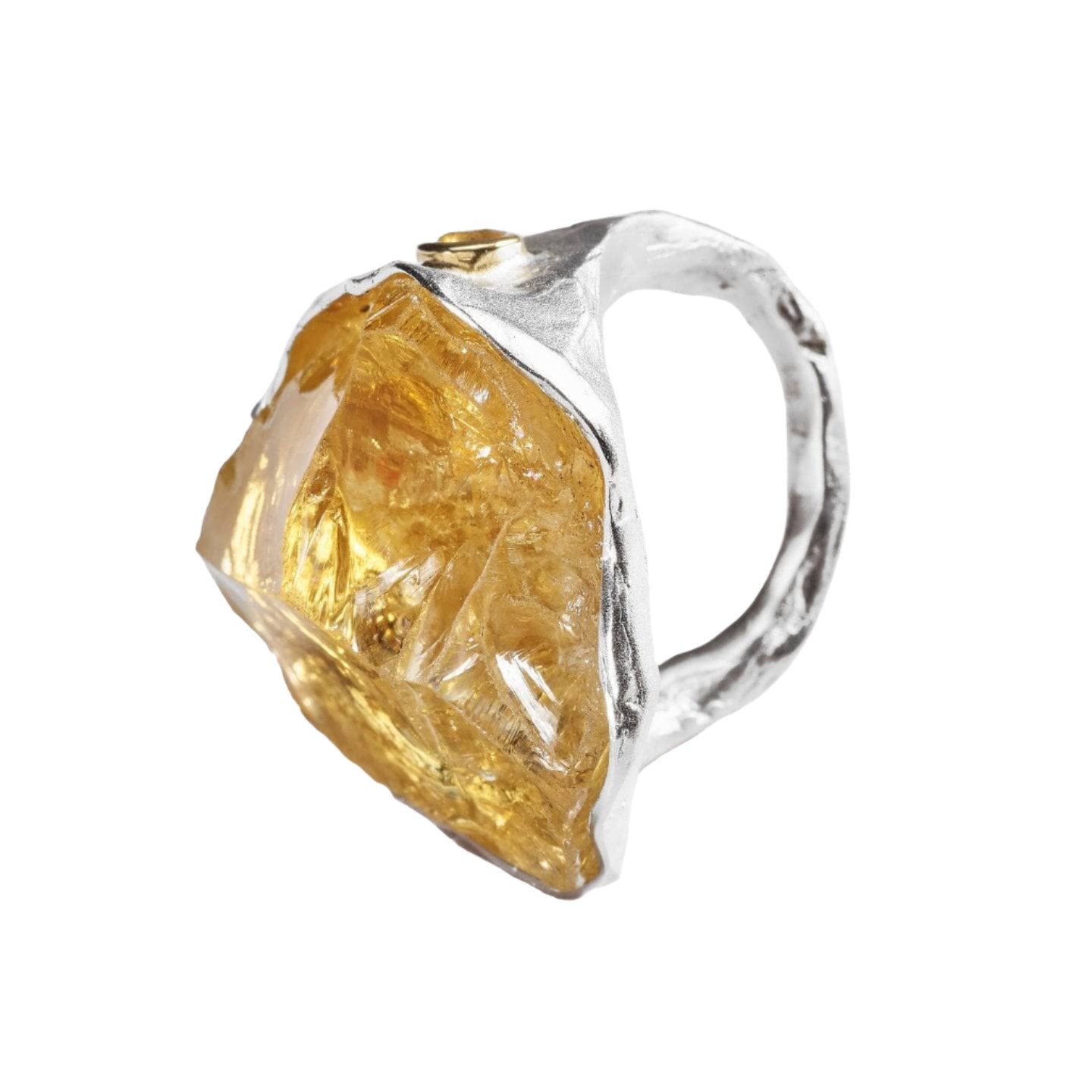 Sanna Citrine and Sapphire Ring GERMAN KABIRSKI