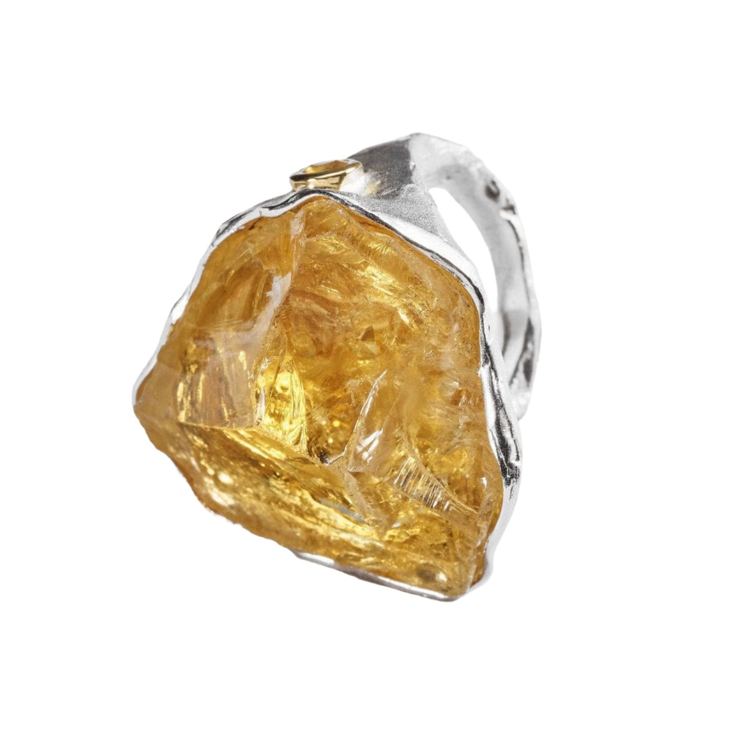 Sanna Citrine and Sapphire Ring GERMAN KABIRSKI