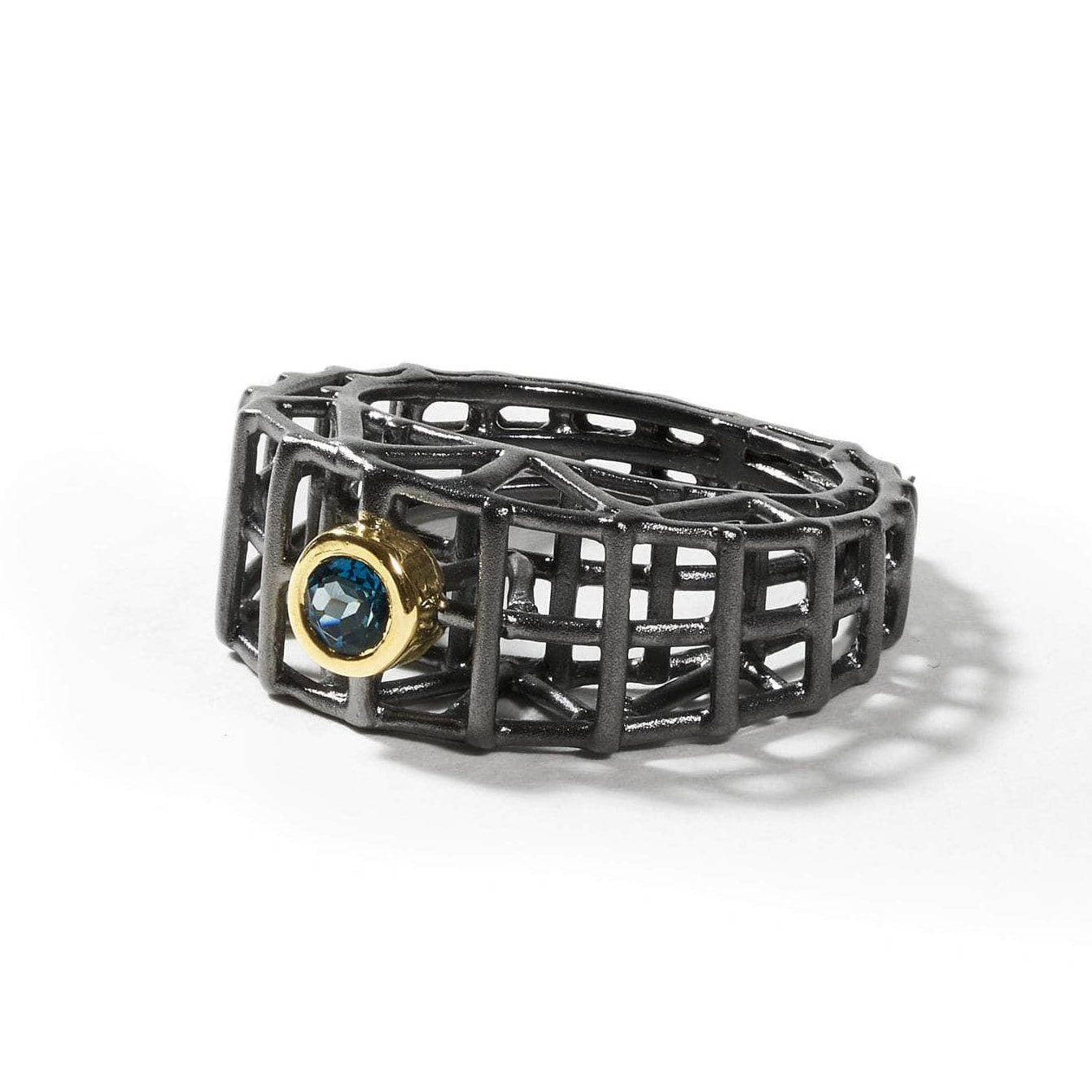 Treil London Blue Topaz Ring GERMAN KABIRSKI