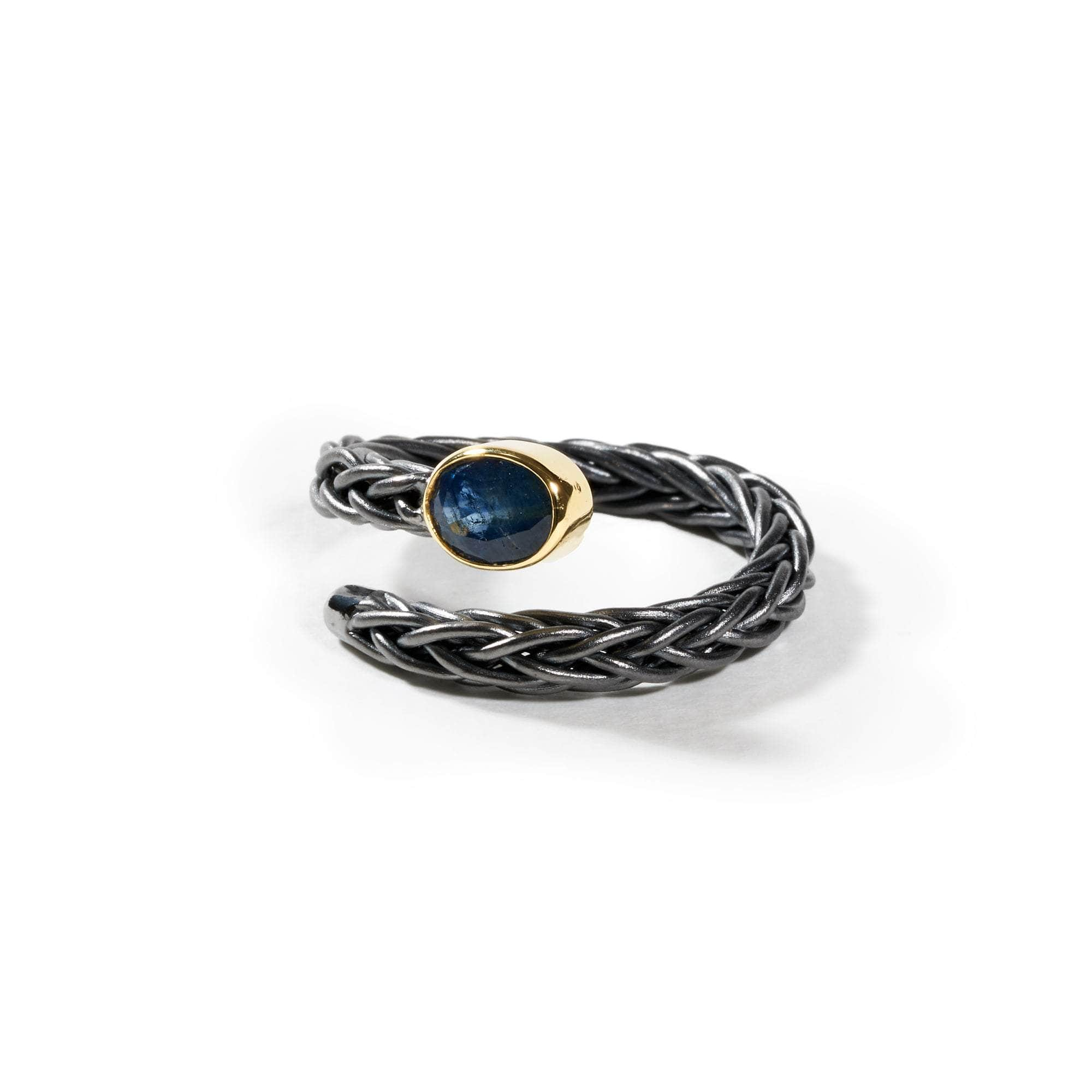 Vier Blue Sapphire Ring GERMAN KABIRSKI