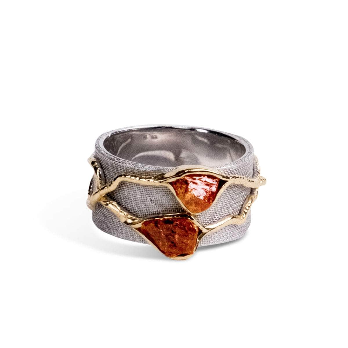 Vissa Spessartine Rough Ring GERMAN KABIRSKI