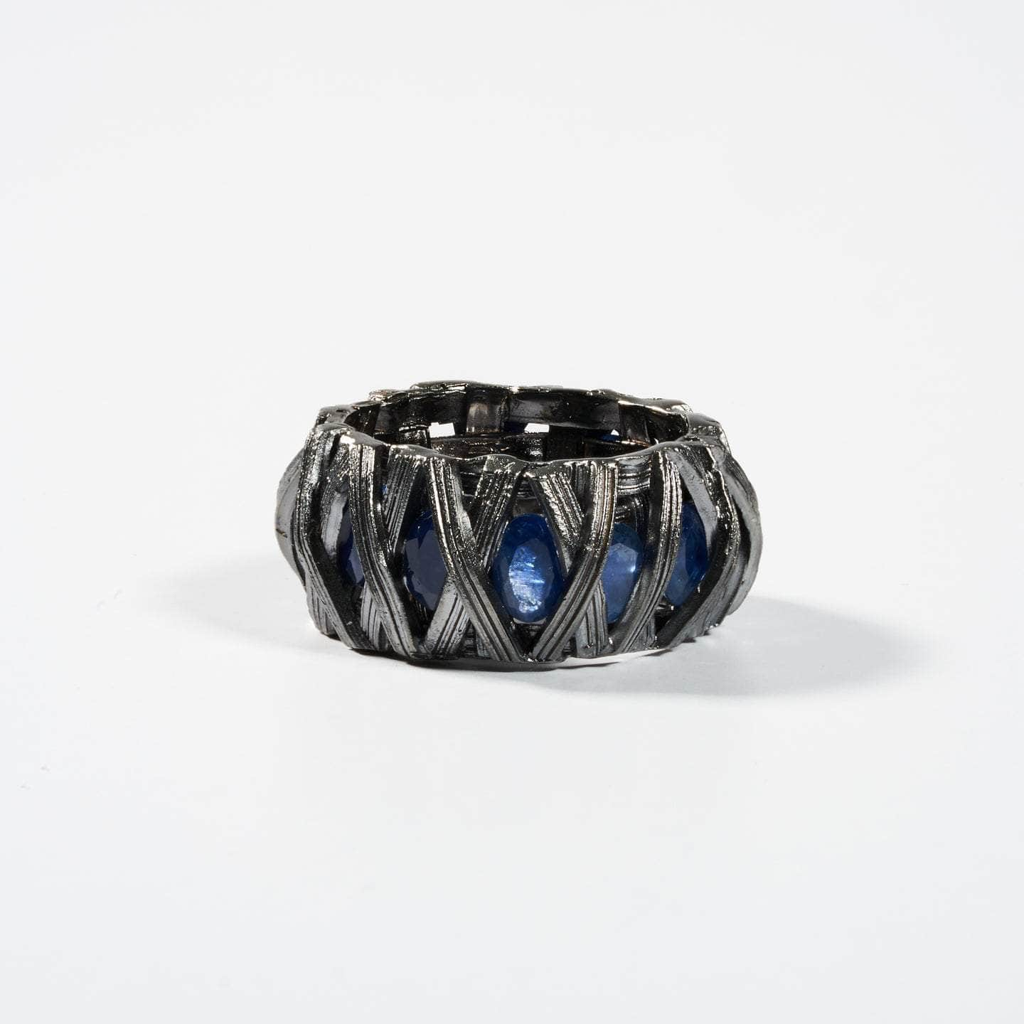 Werk Blue Sapphire Ring GERMAN KABIRSKI