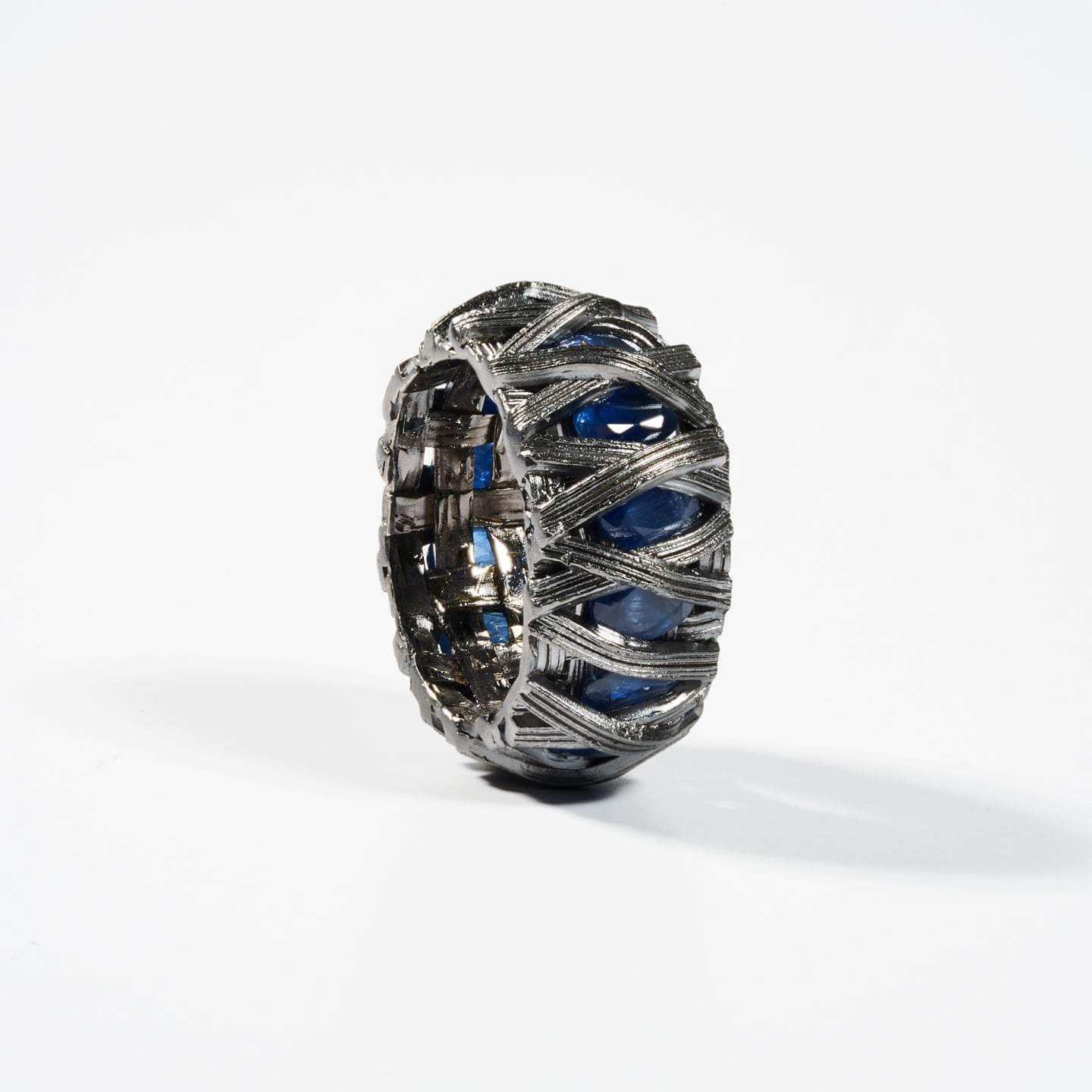 Werk Blue Sapphire Ring GERMAN KABIRSKI