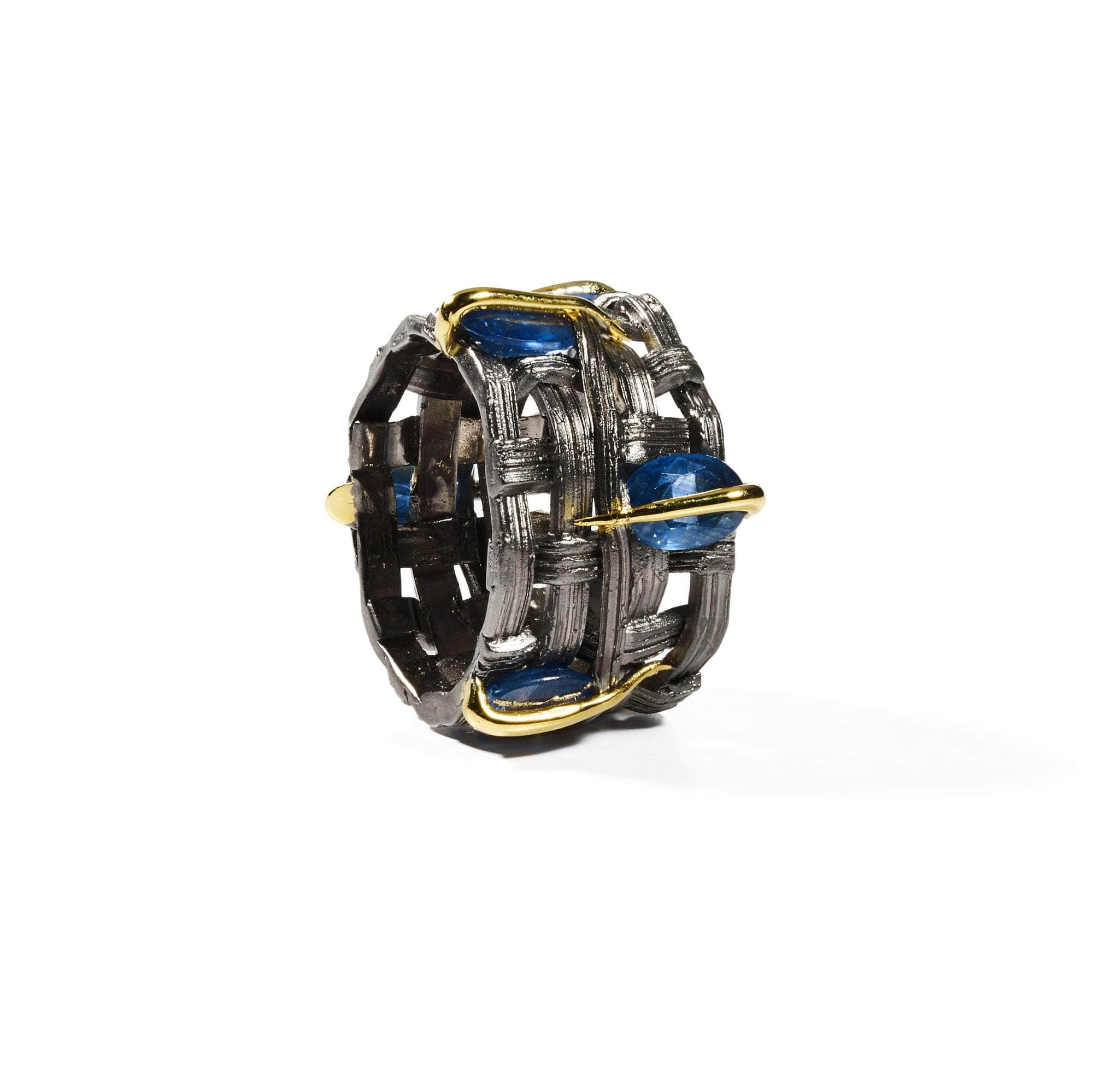 Xesta Blue Sapphire Ring GERMAN KABIRSKI